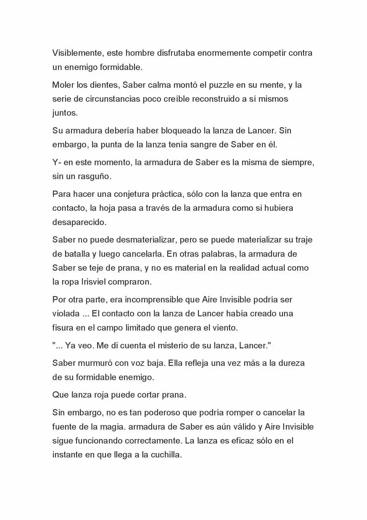 Fate Zero Novela capítulo 17, página 8