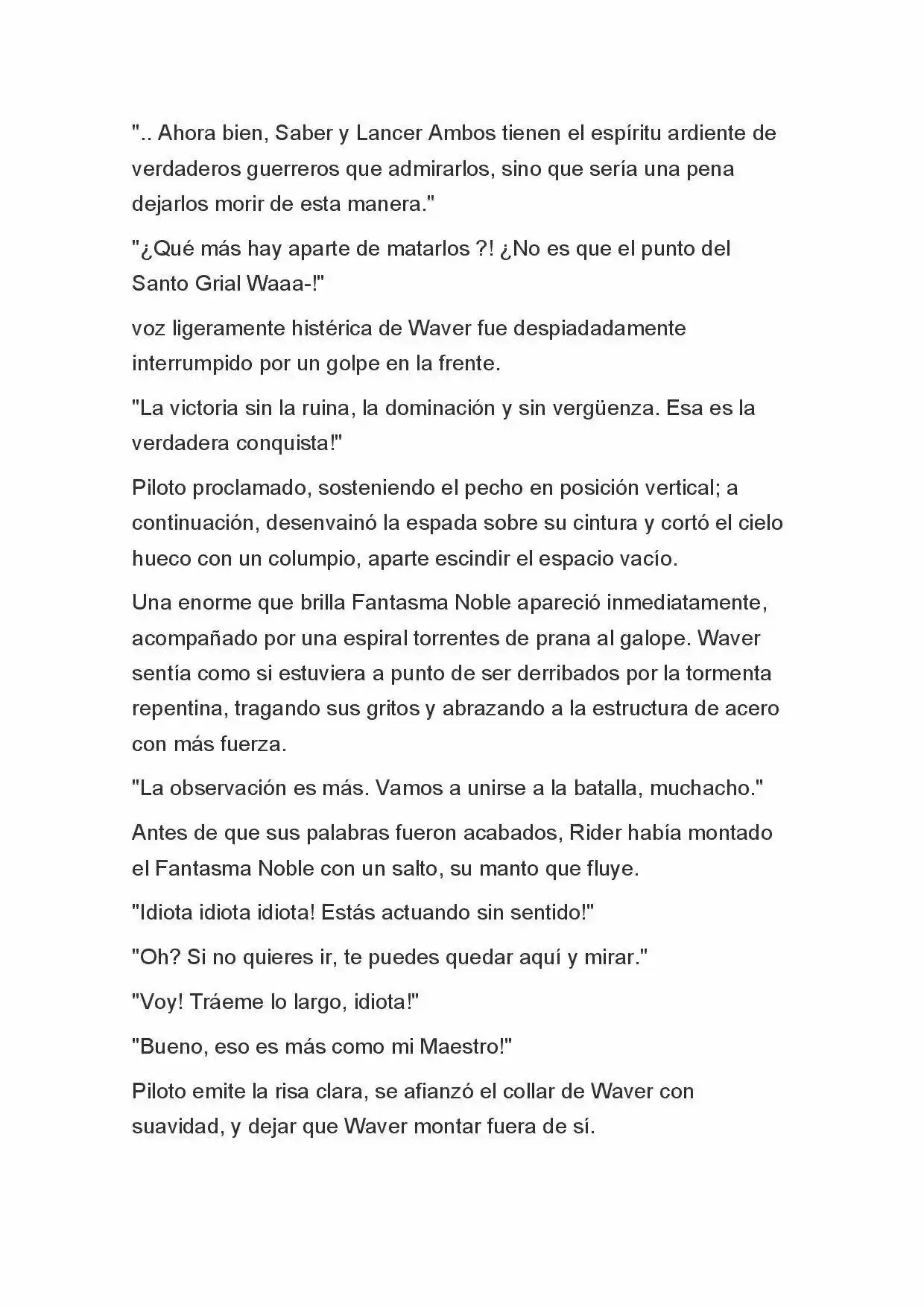 Fate Zero Novela capítulo 18, página 3