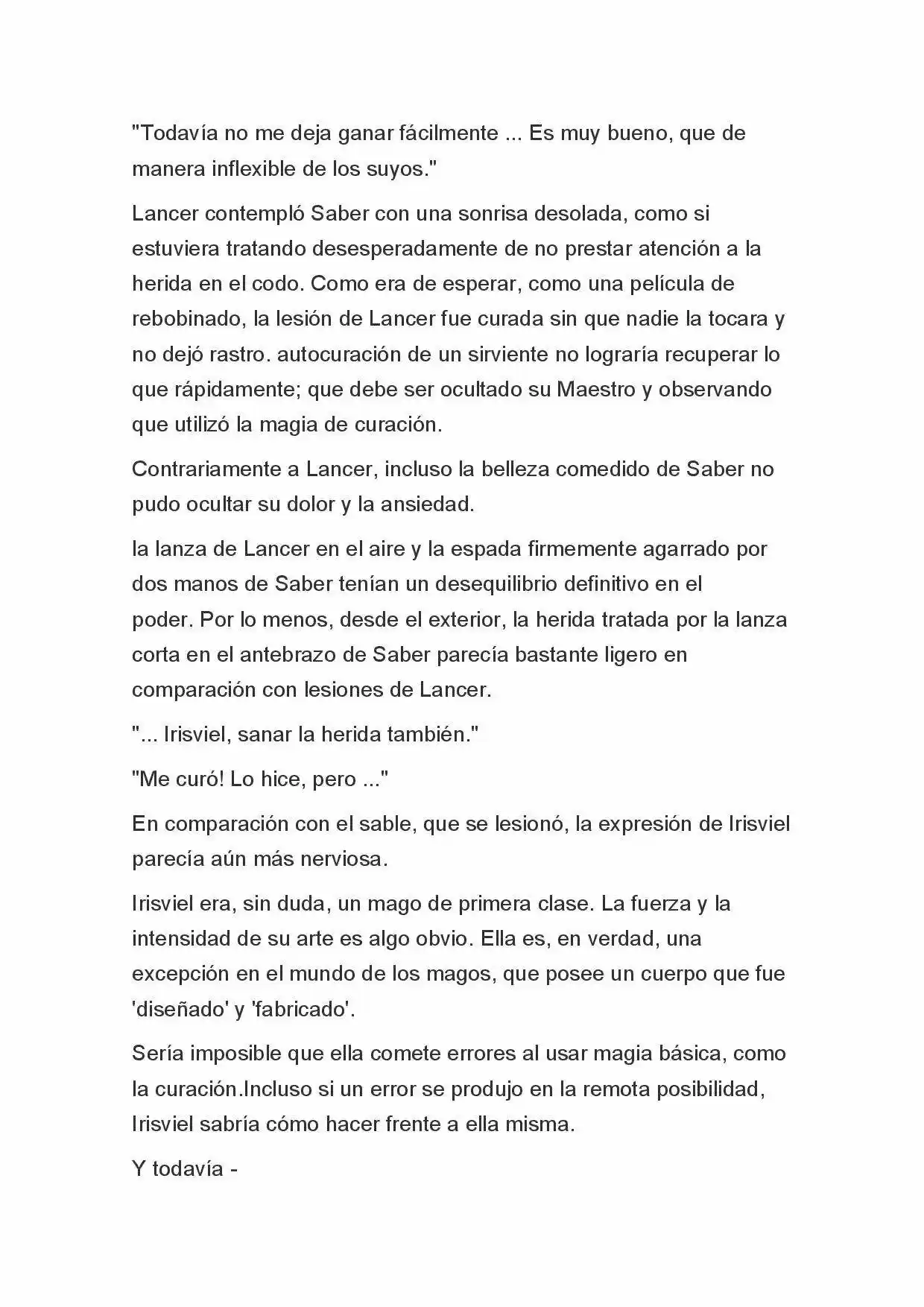 Fate Zero Novela capítulo 18, página 5