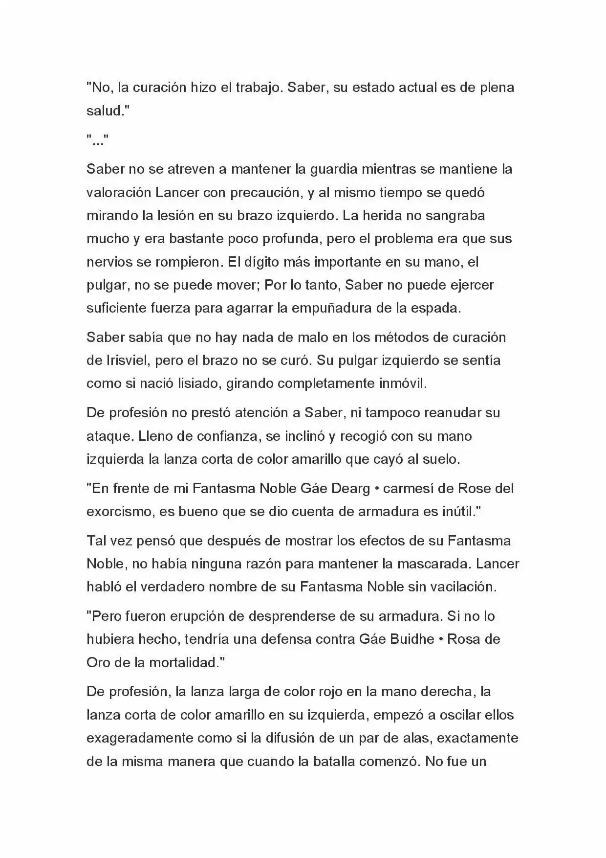 Fate Zero Novela capítulo 18, página 6
