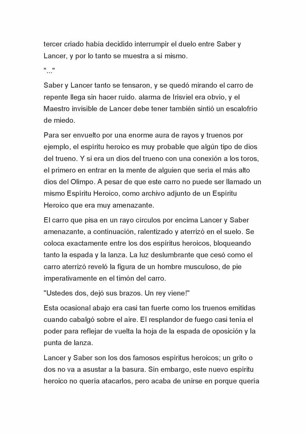 Fate Zero Novela capítulo 18, página 11