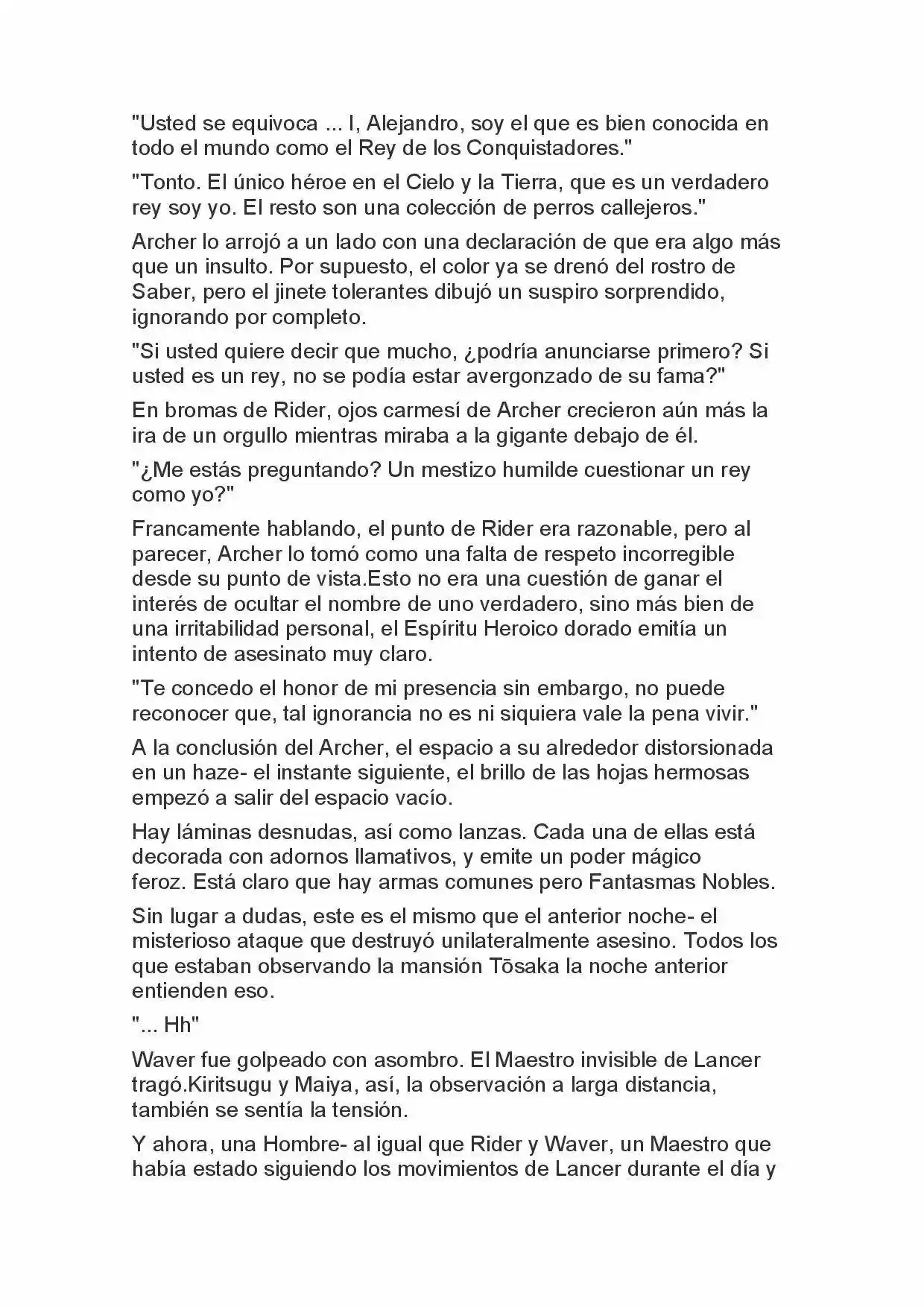 Fate Zero Novela capítulo 19, página 2