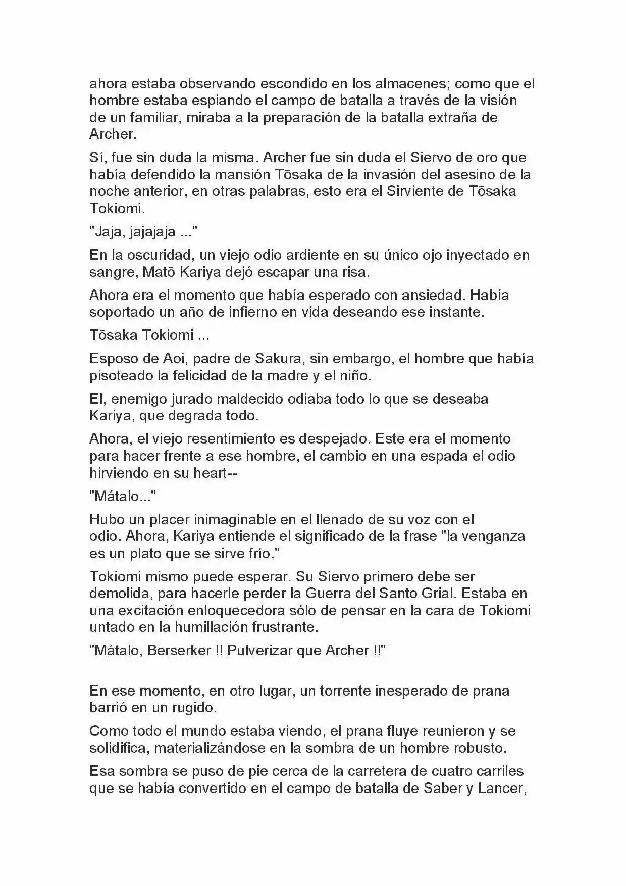 Fate Zero Novela capítulo 19, página 3