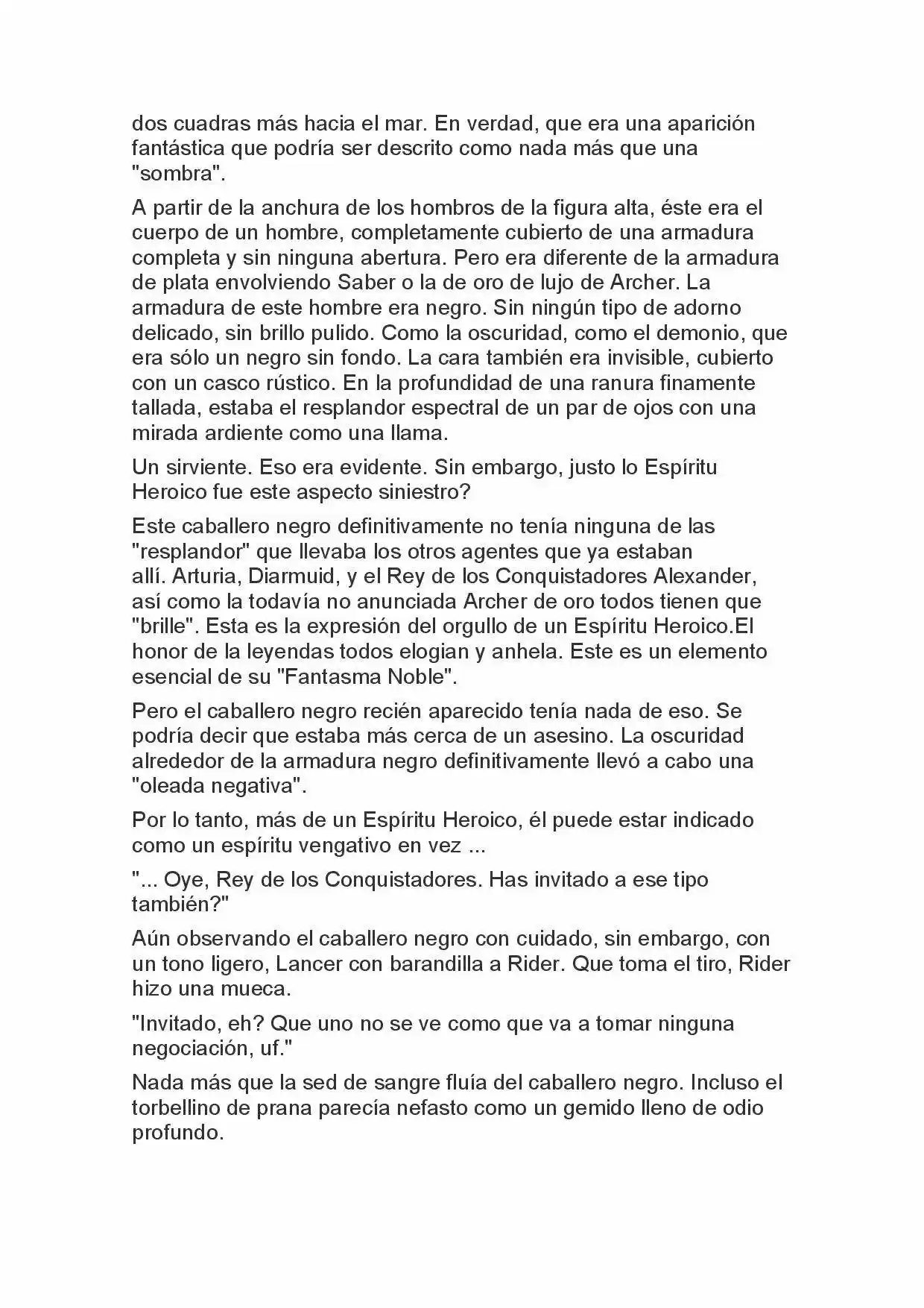 Fate Zero Novela capítulo 19, página 4