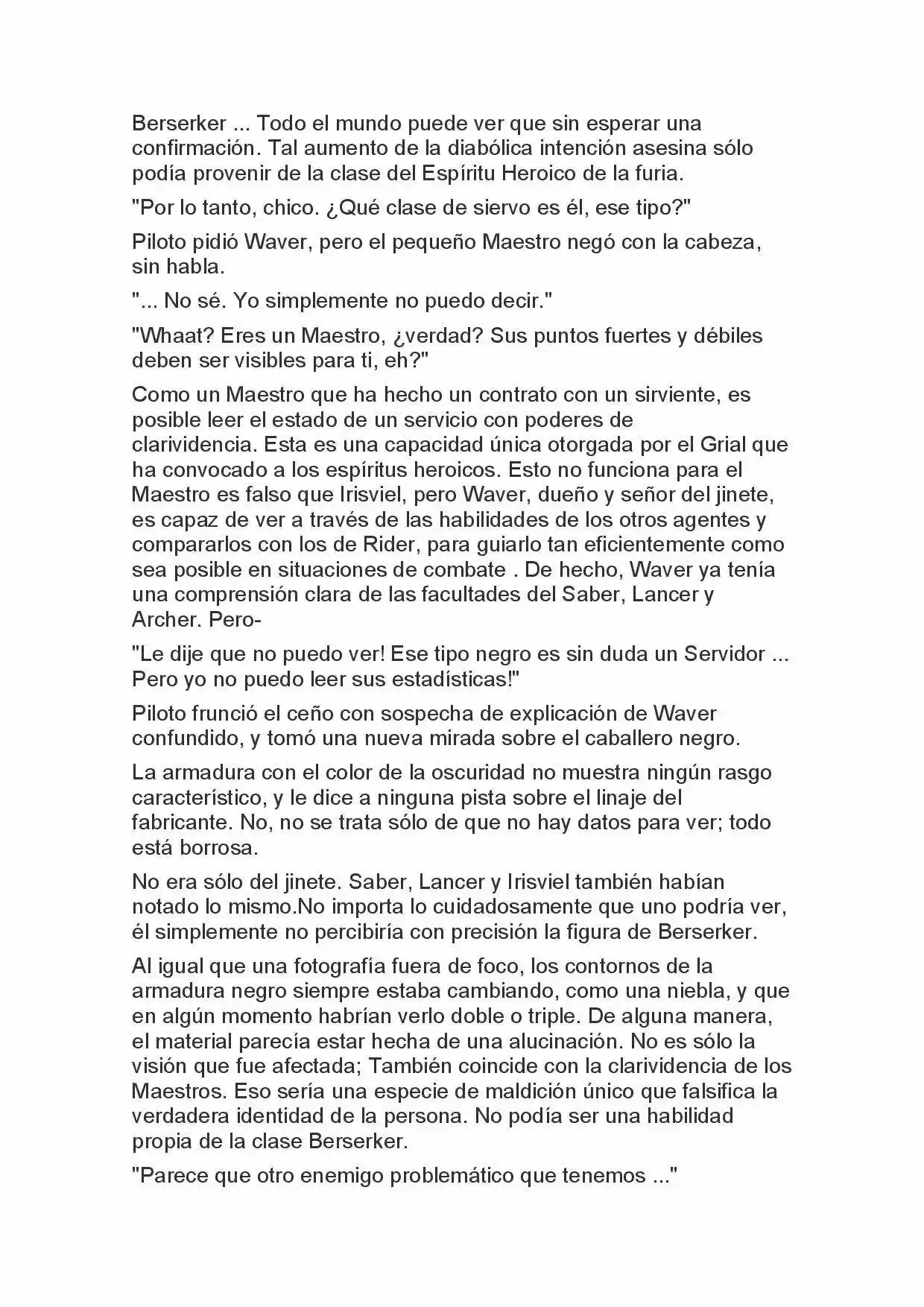 Fate Zero Novela capítulo 19, página 5