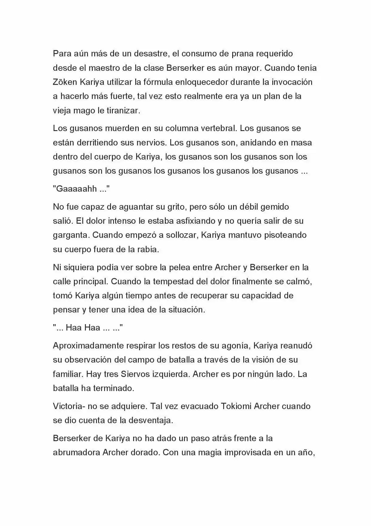 Fate Zero Novela capítulo 20, página 2