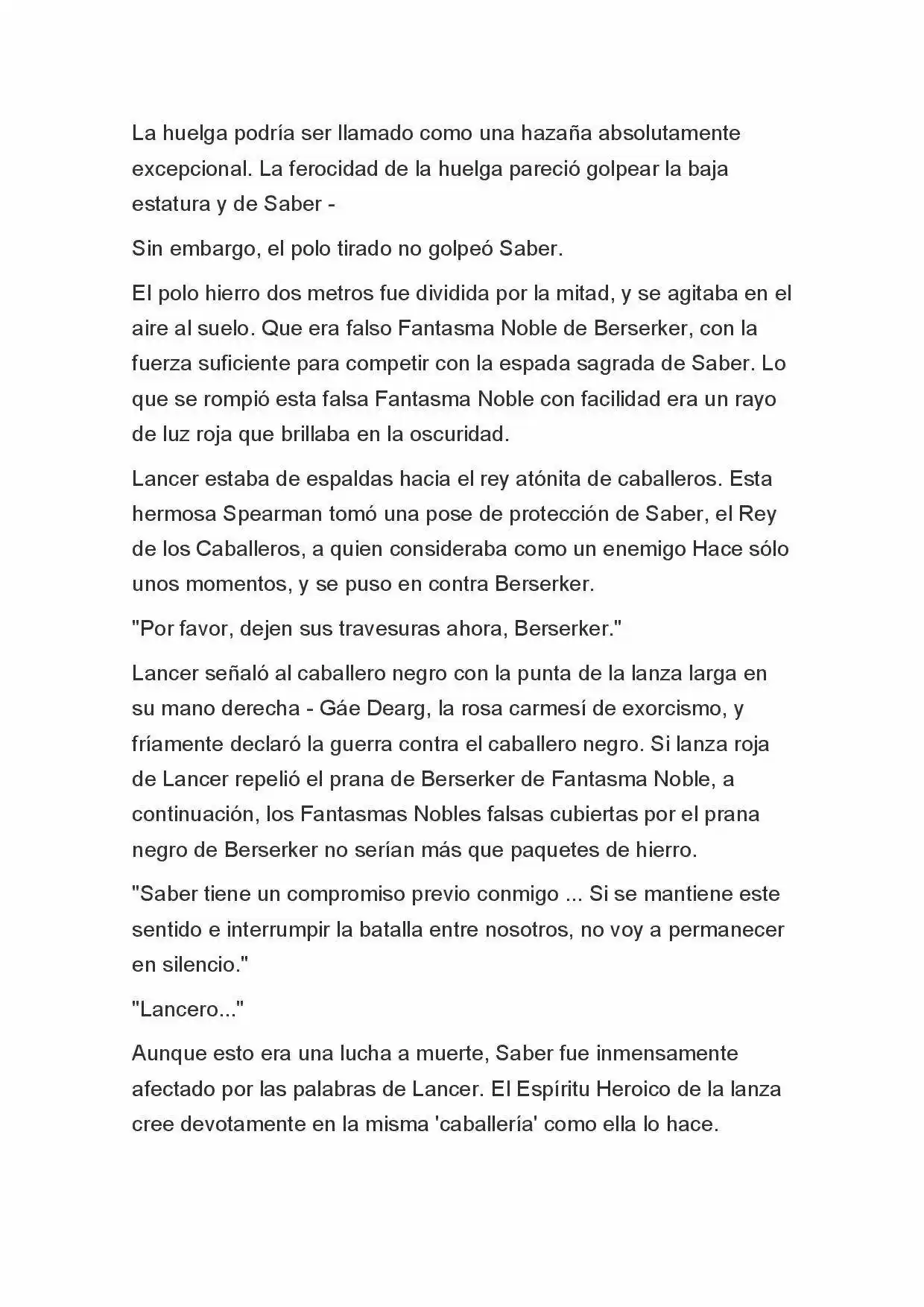 Fate Zero Novela capítulo 20, página 9