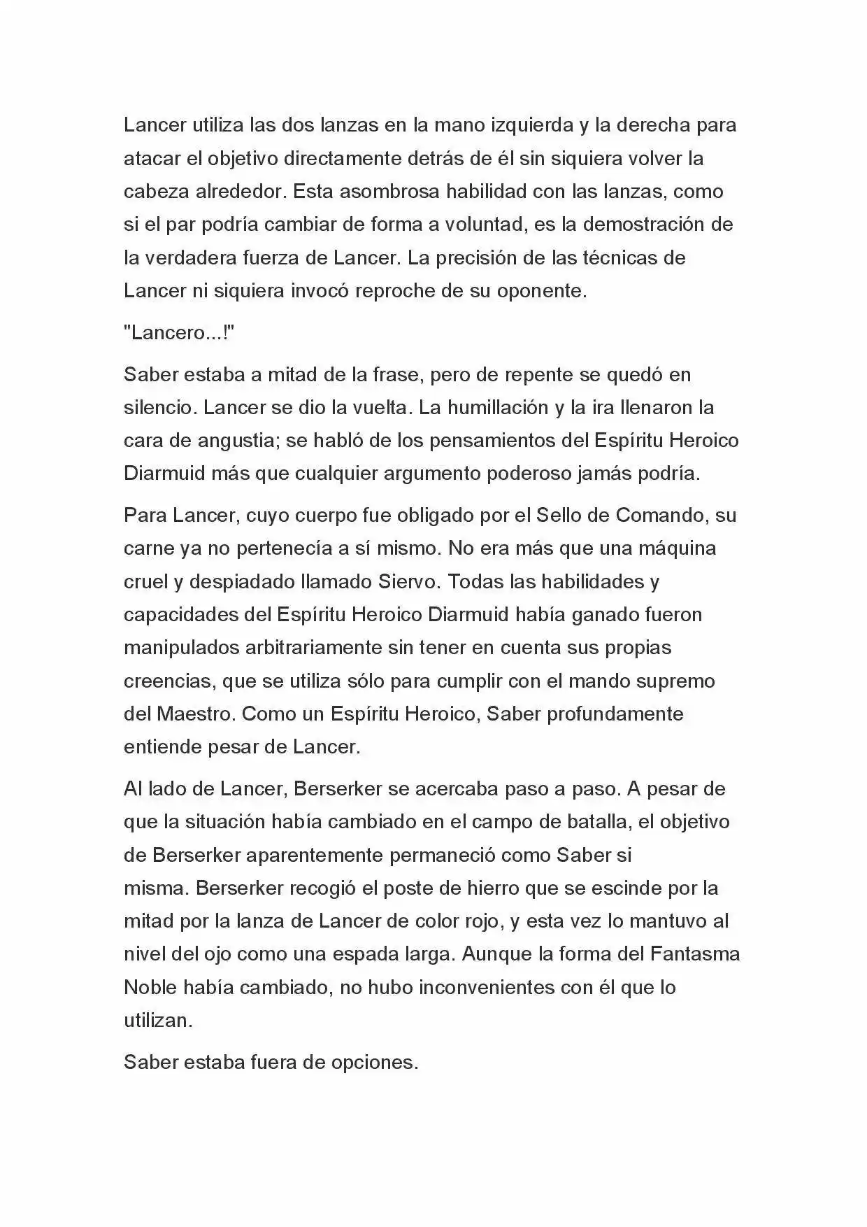 Fate Zero Novela capítulo 20, página 11