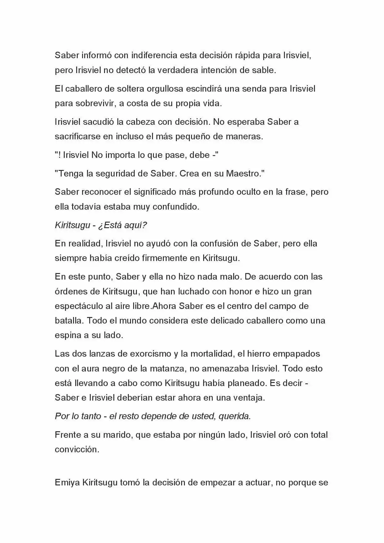 Fate Zero Novela capítulo 20, página 13