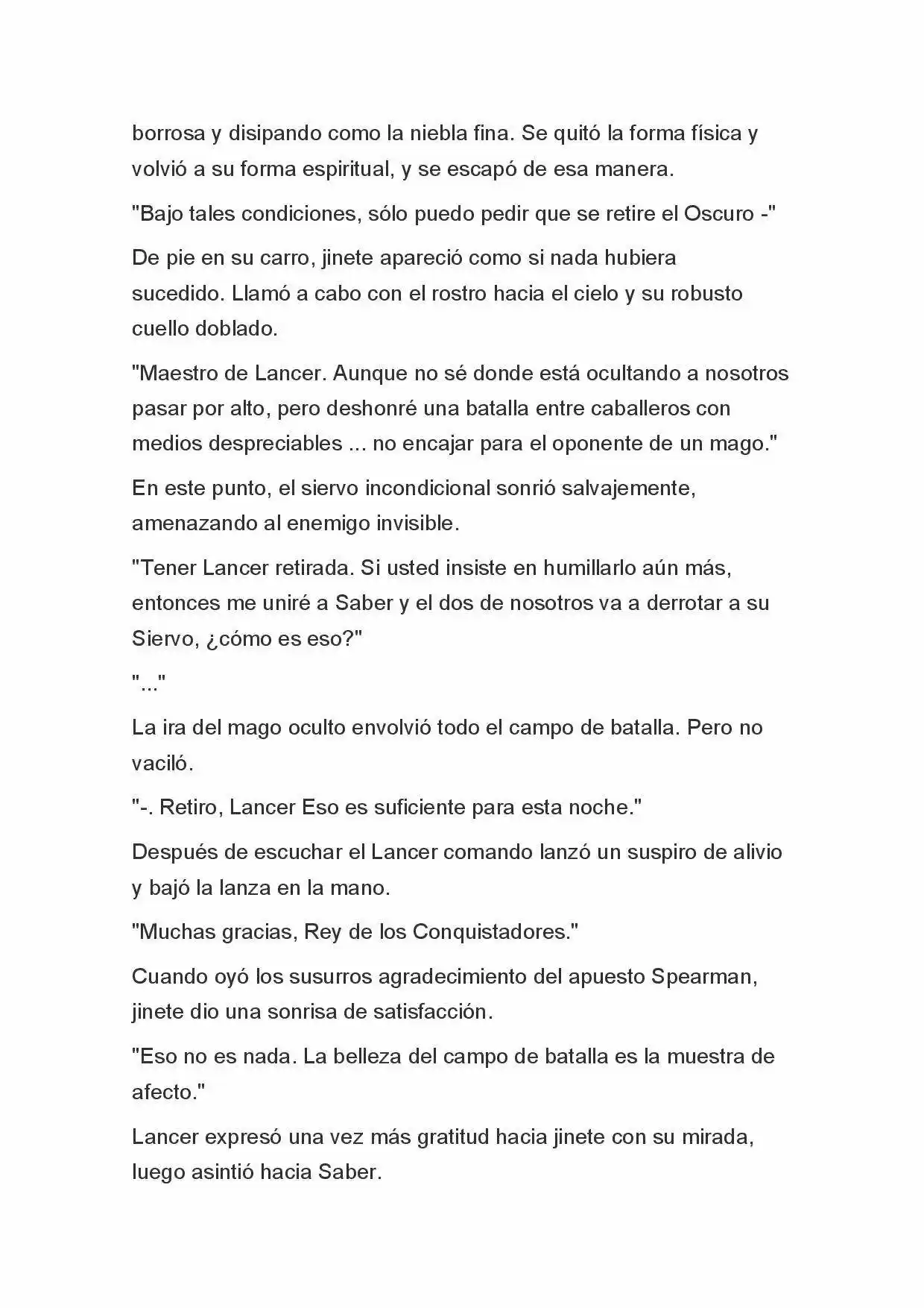 Fate Zero Novela capítulo 20, página 18