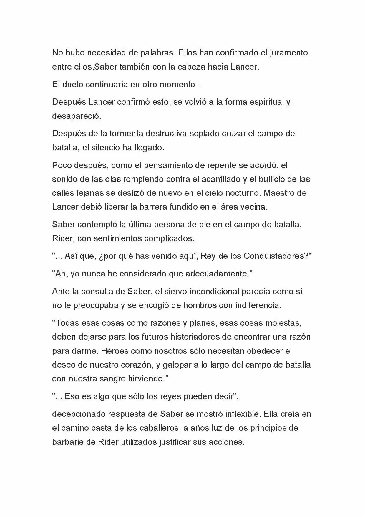 Fate Zero Novela capítulo 20, página 19