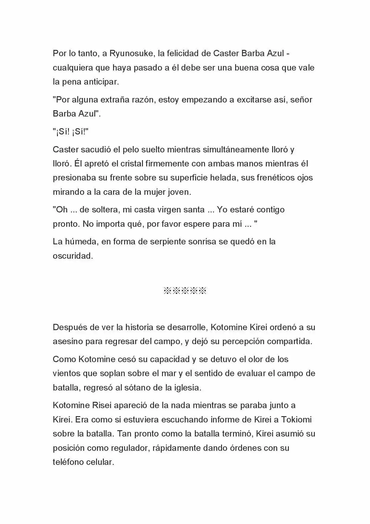 Fate Zero Novela capítulo 21, página 5