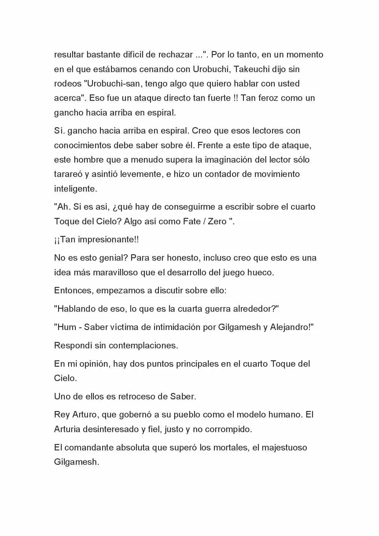 Fate Zero Novela capítulo 23, página 6