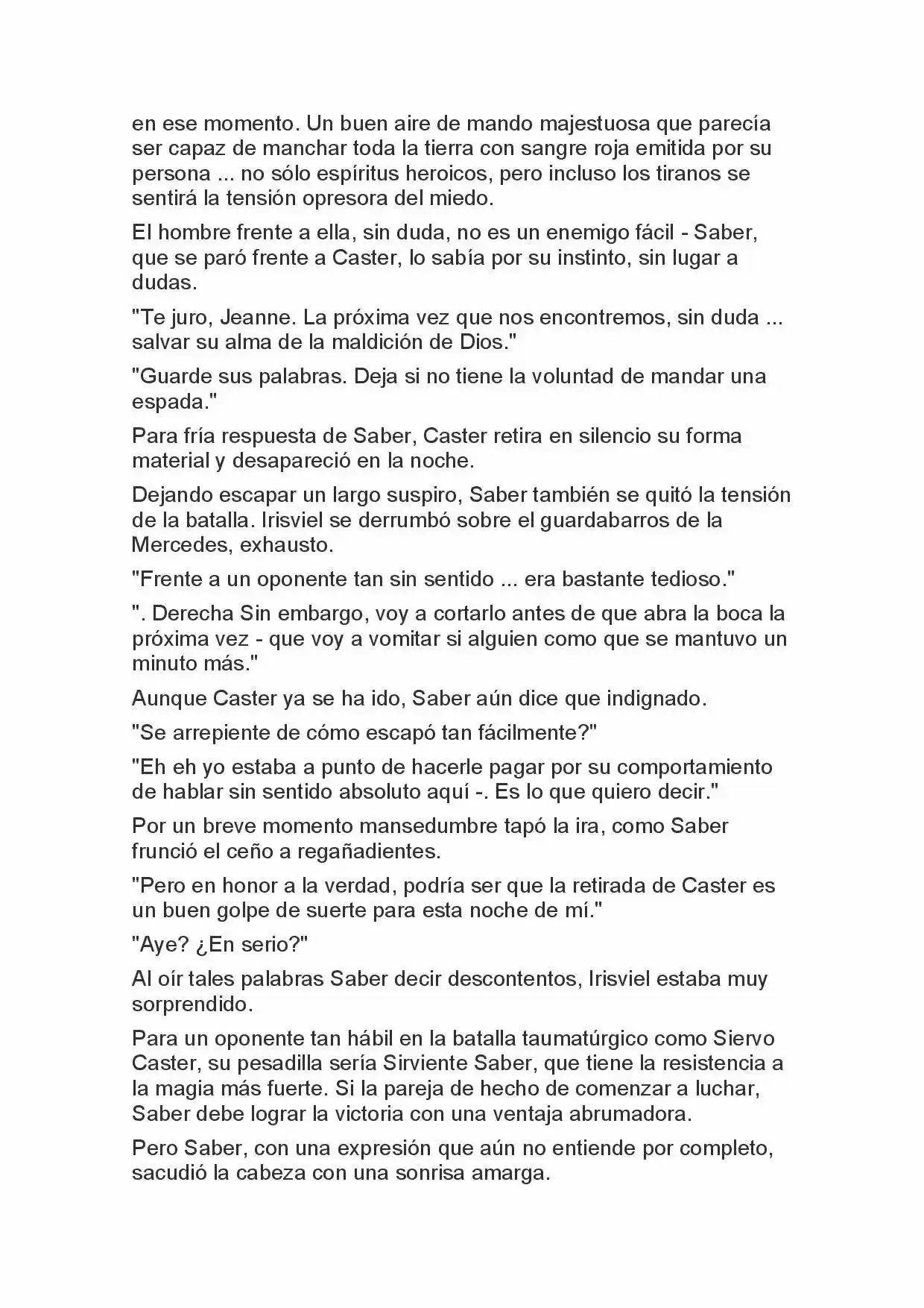 Fate Zero Novela capítulo 24, página 10