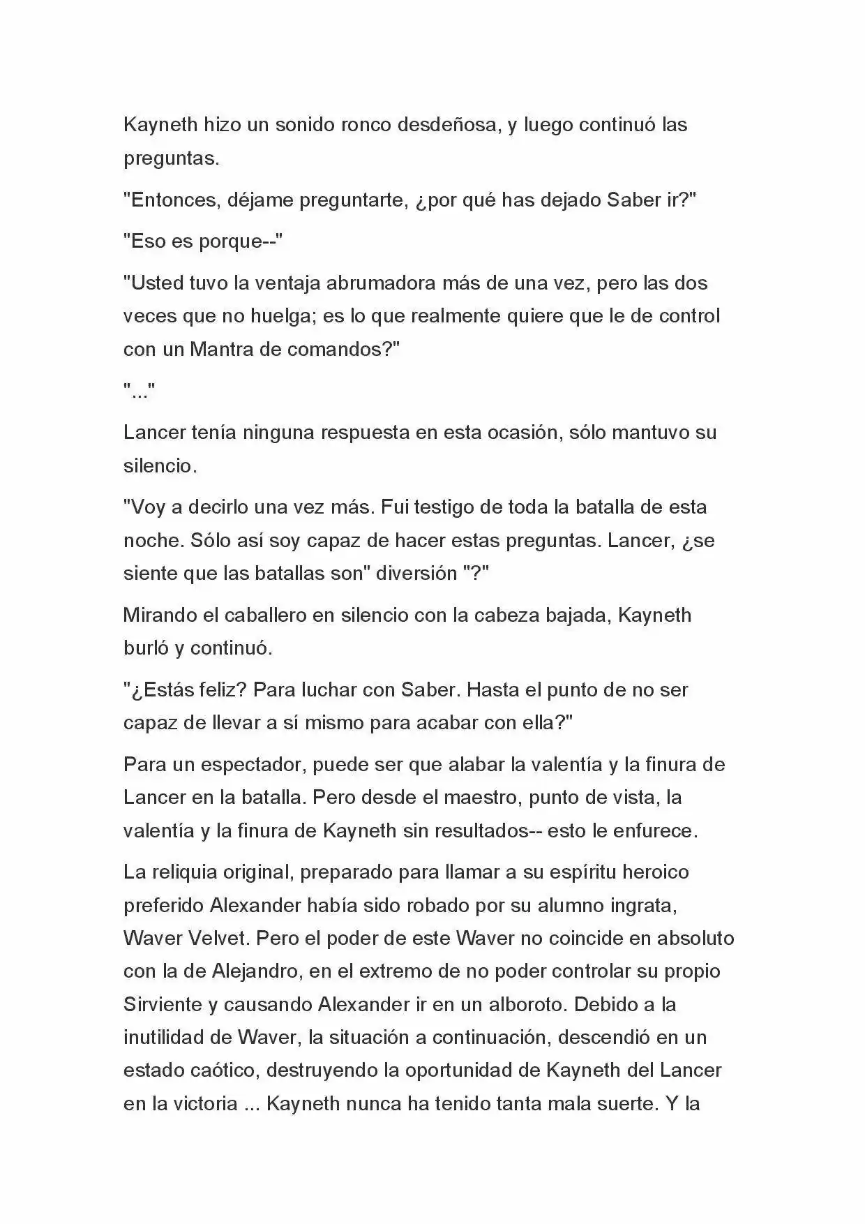 Fate Zero Novela capítulo 25, página 7