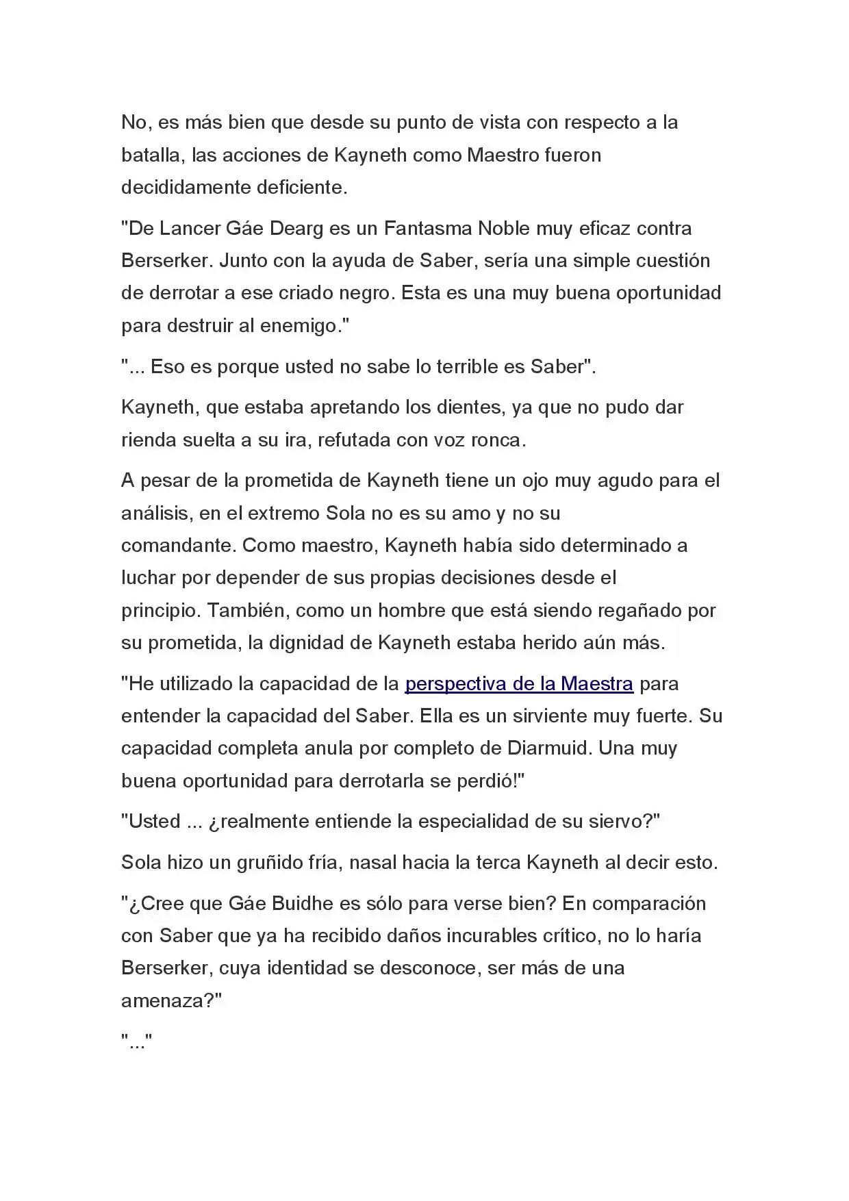 Fate Zero Novela capítulo 25, página 11
