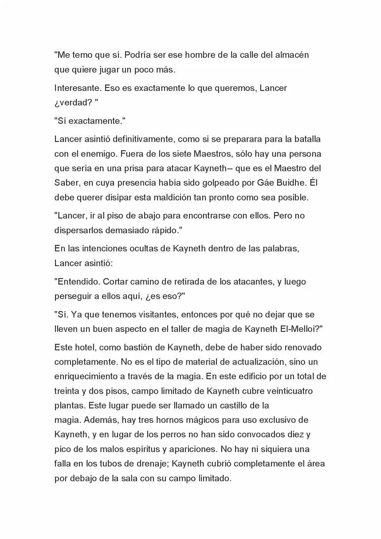 Fate Zero Novela capítulo 25, página 17