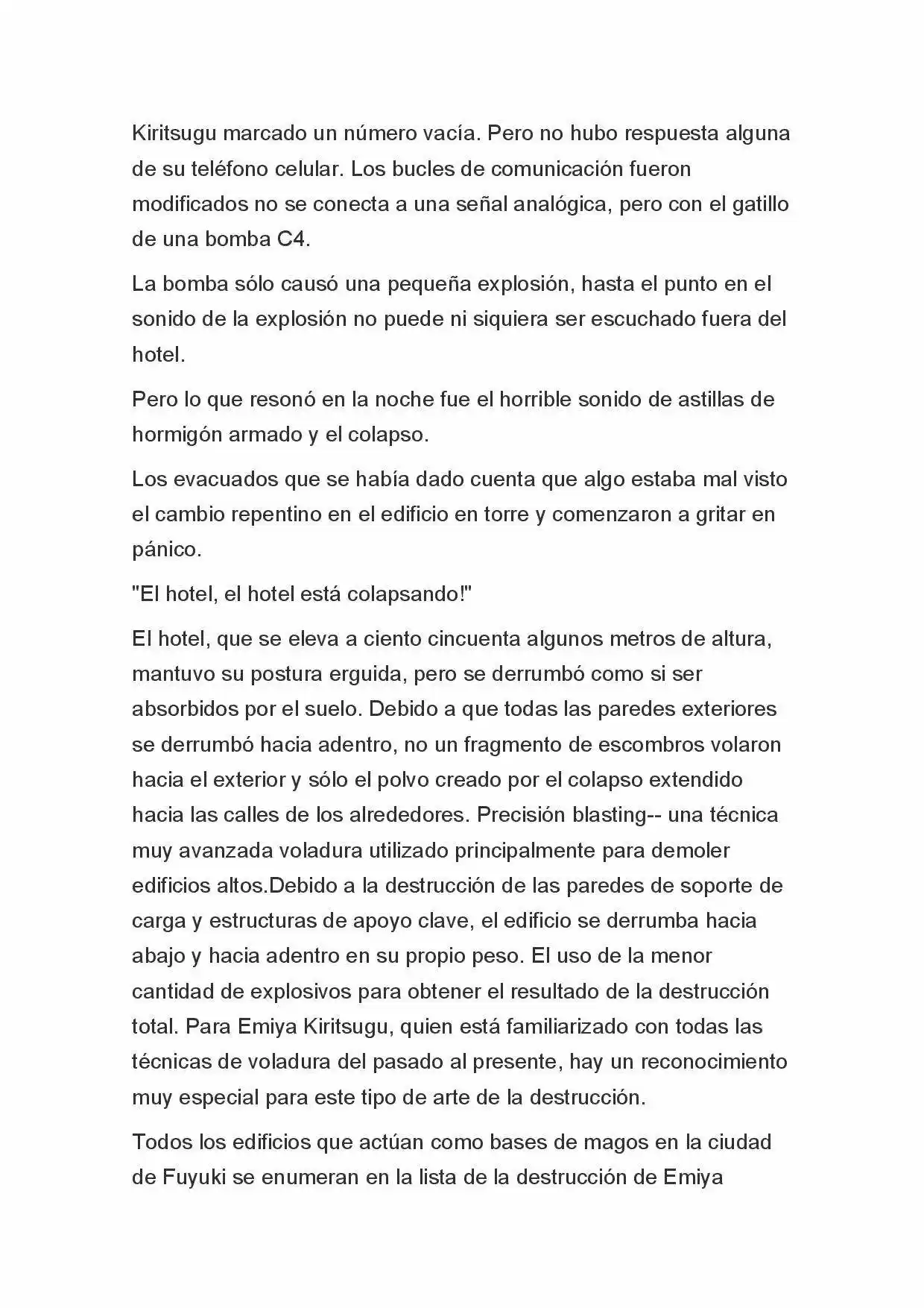 Fate Zero Novela capítulo 25, página 21