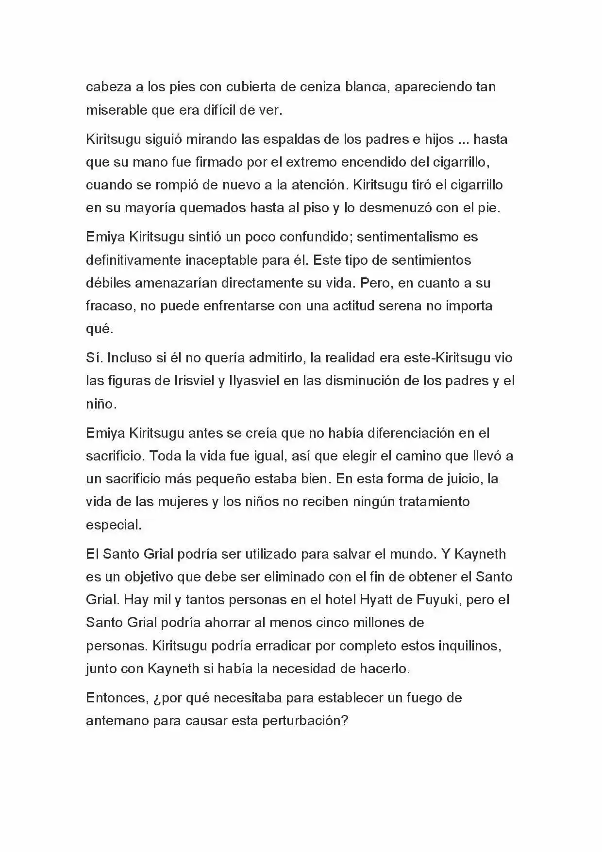 Fate Zero Novela capítulo 25, página 23