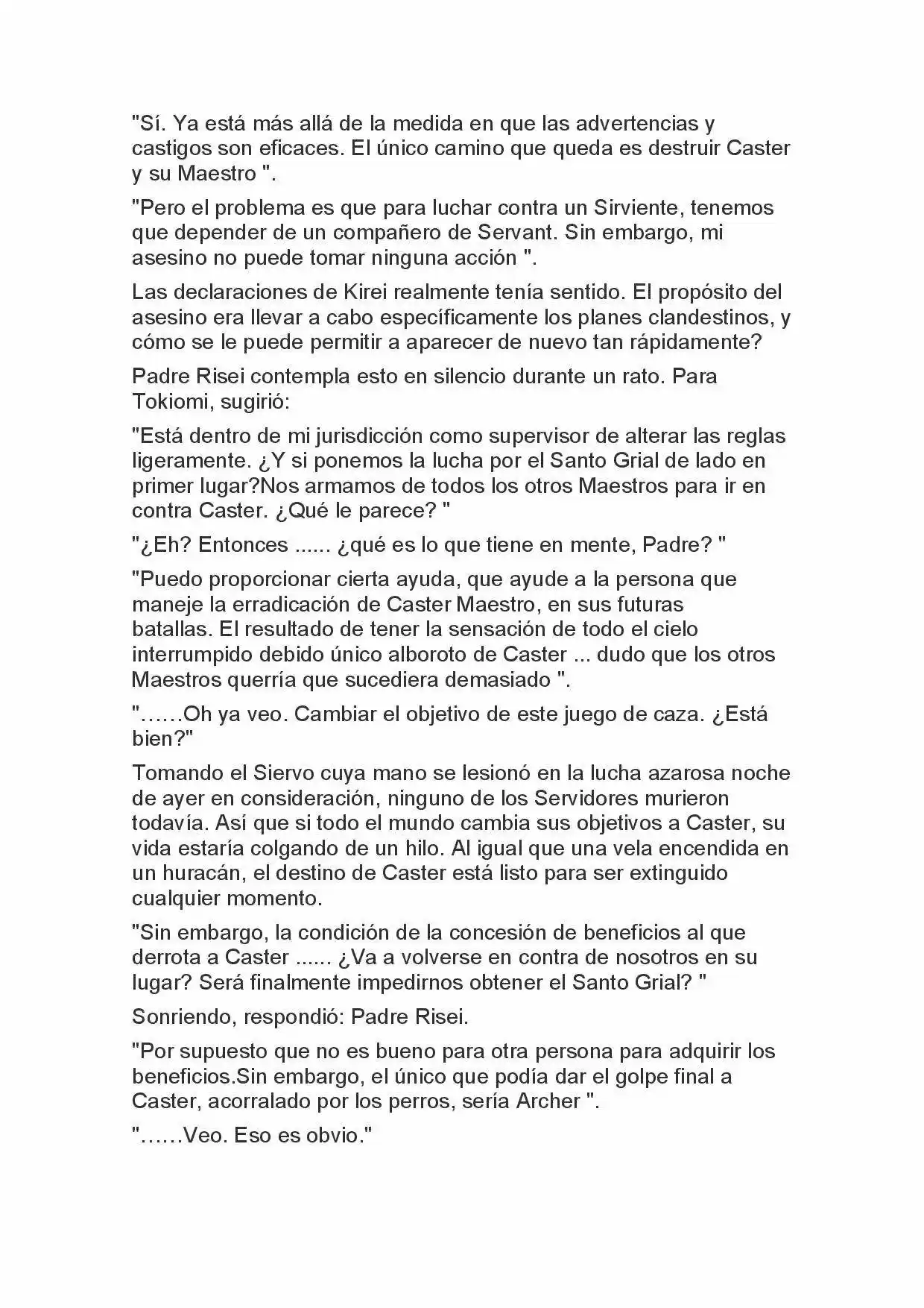 Fate Zero Novela capítulo 26, página 5