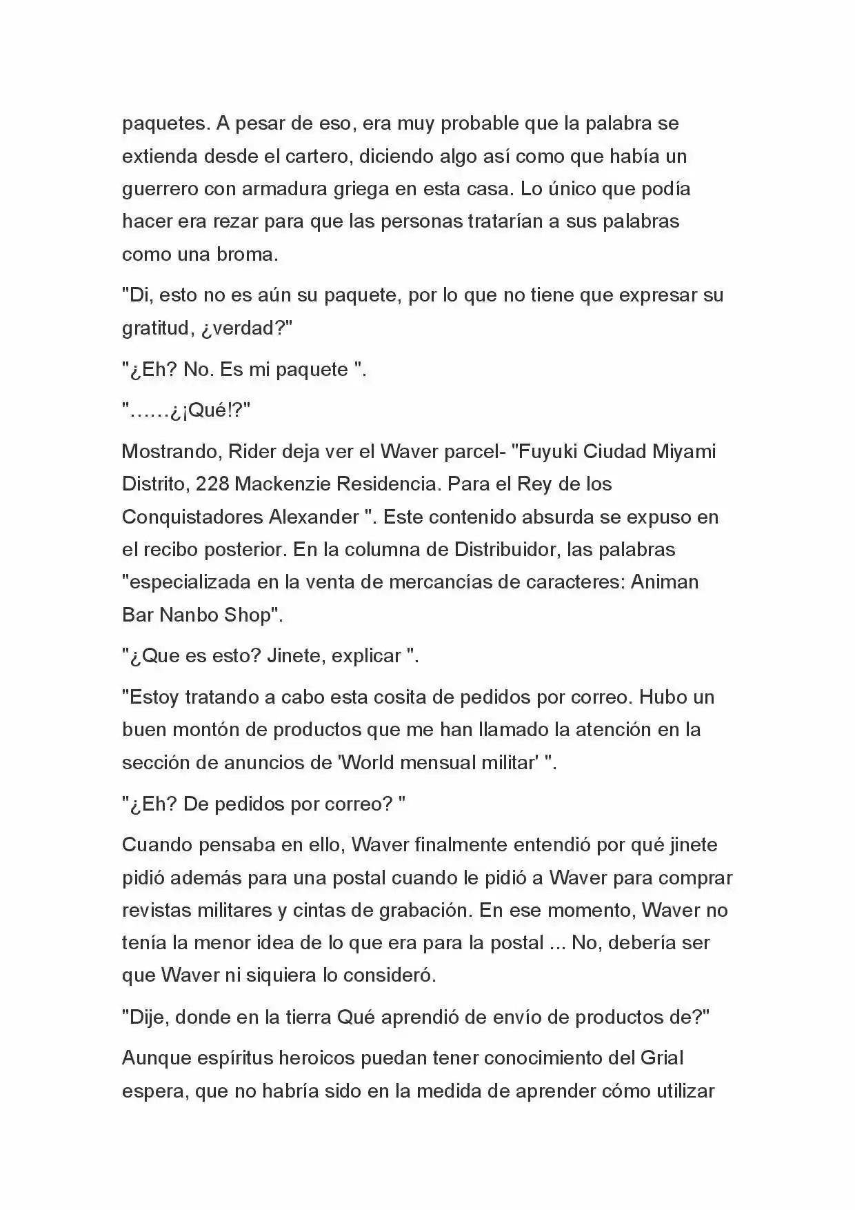 Fate Zero Novela capítulo 27, página 9