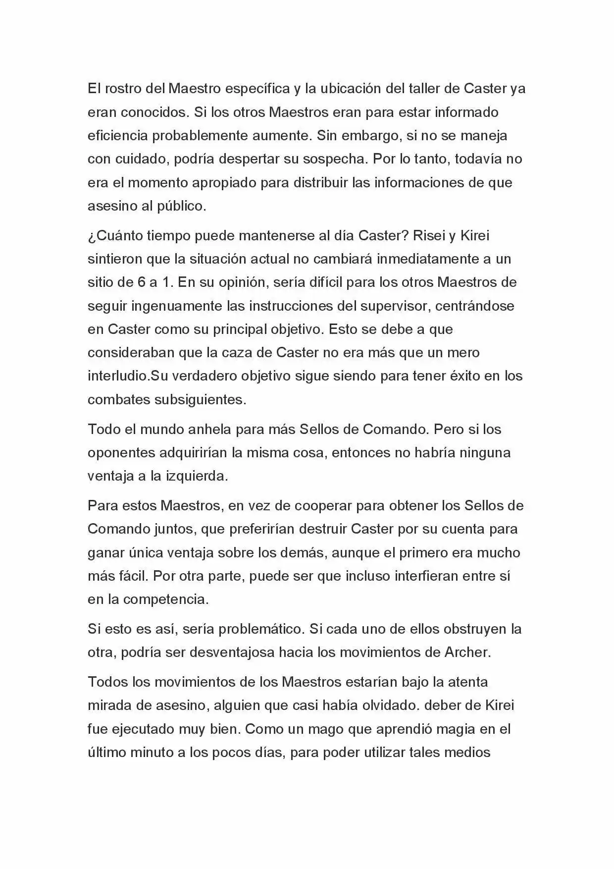 Fate Zero Novela capítulo 28, página 5