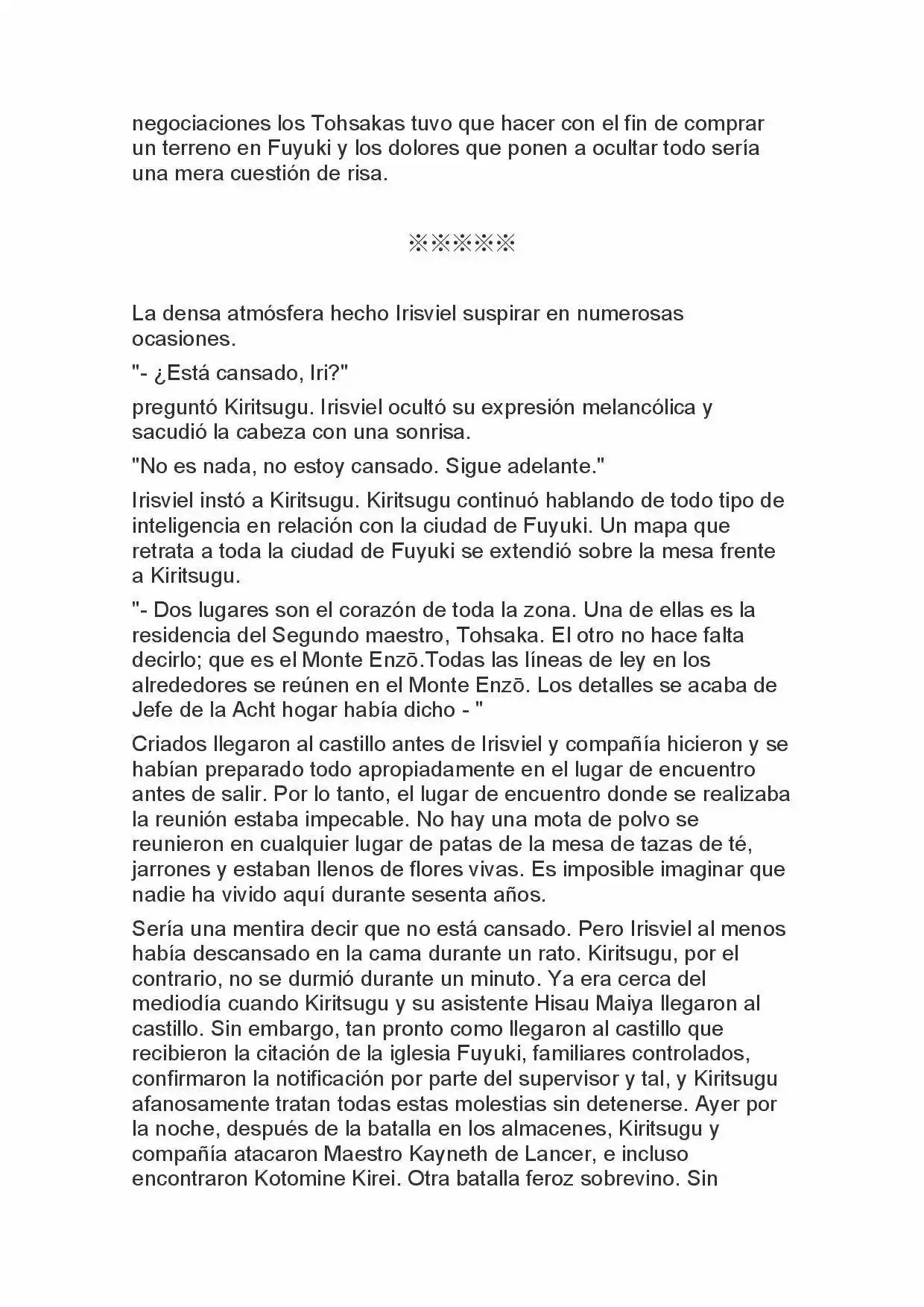 Fate Zero Novela capítulo 29, página 3