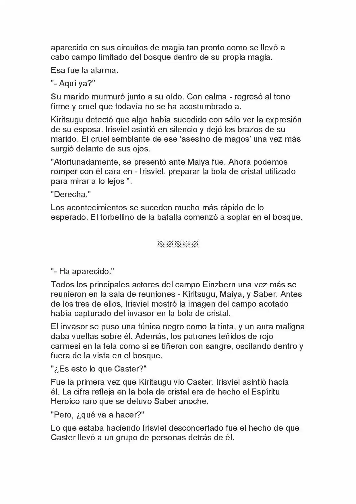 Fate Zero Novela capítulo 29, página 14