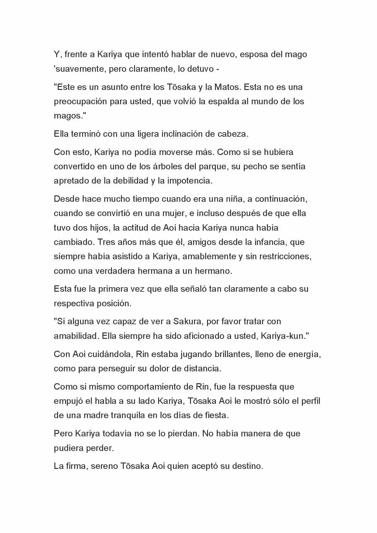 Fate Zero Novela capítulo 3, página 5