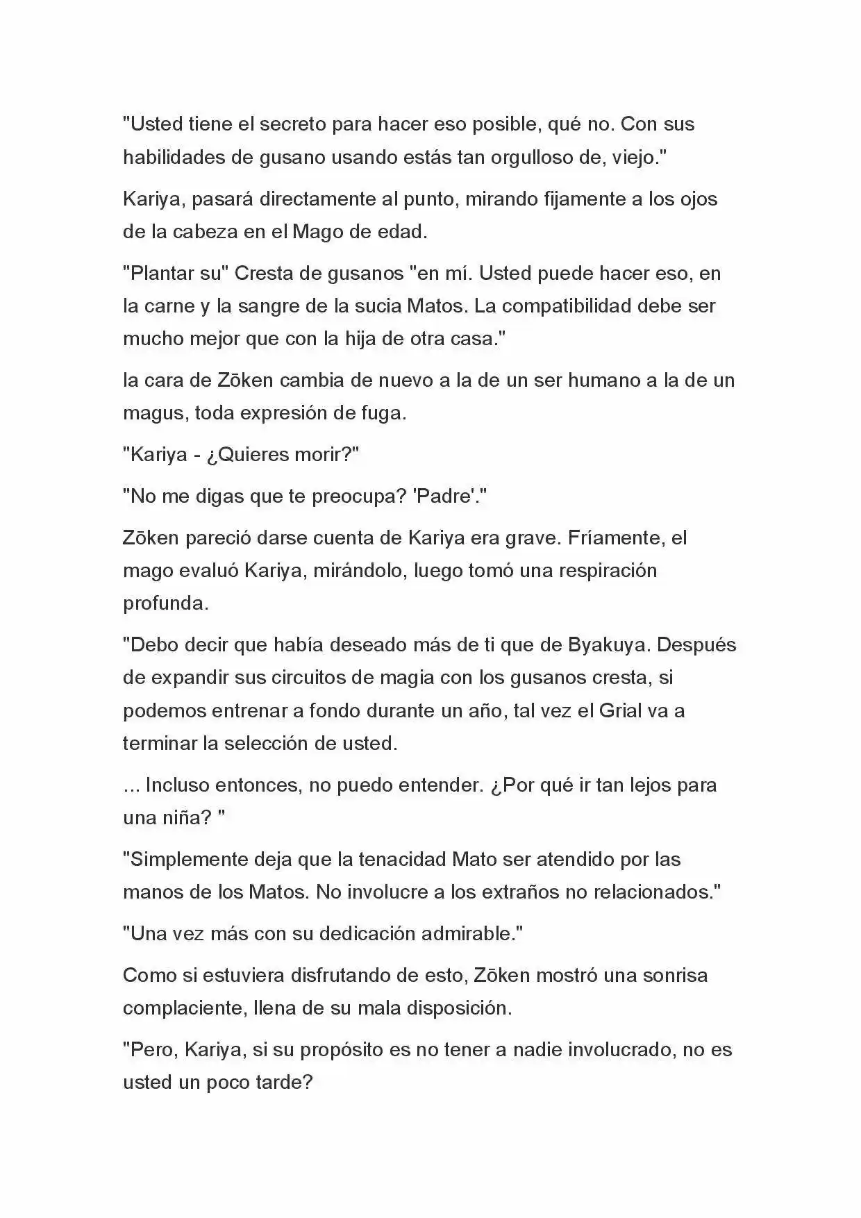 Fate Zero Novela capítulo 3, página 13