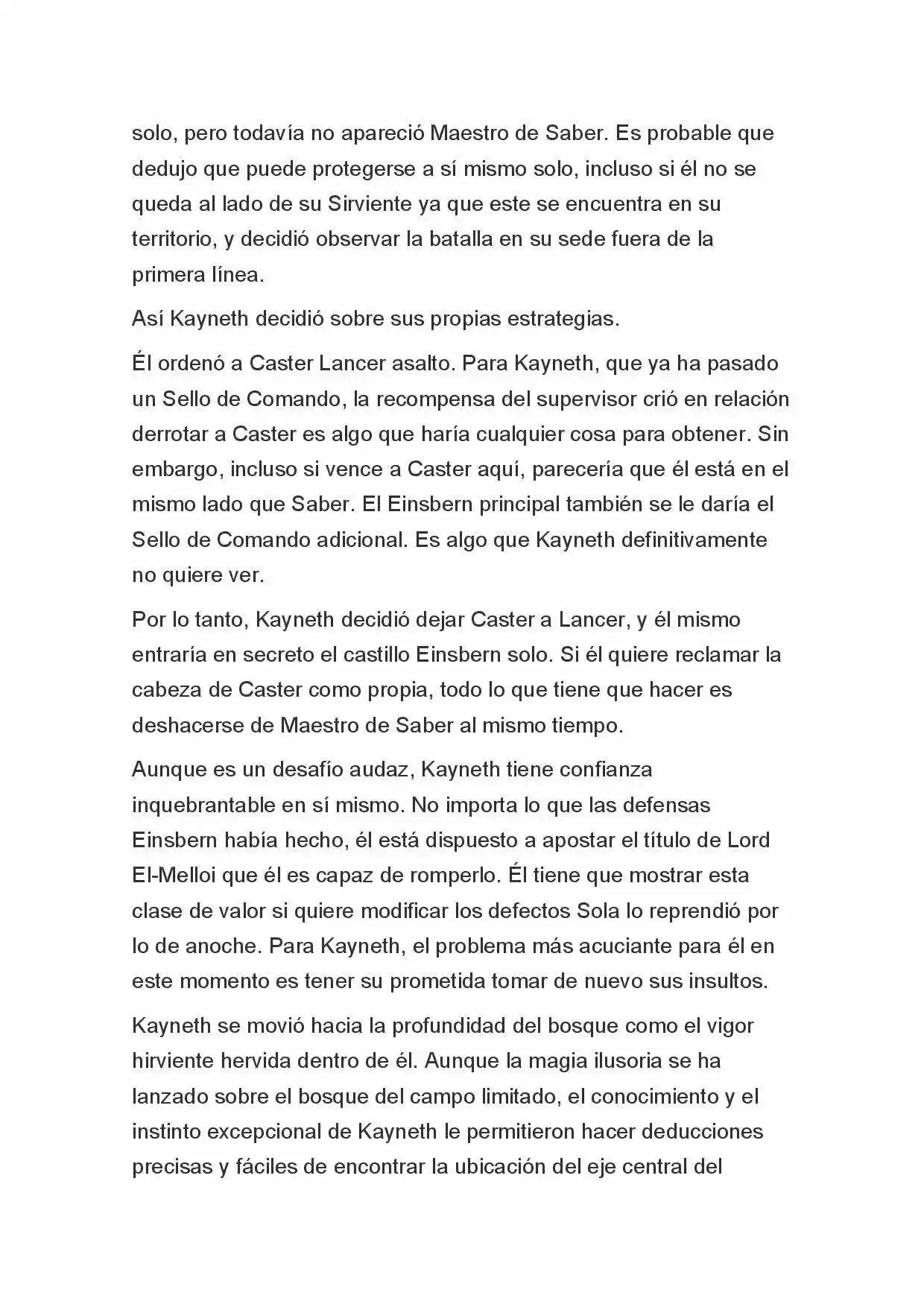 Fate Zero Novela capítulo 32, página 2
