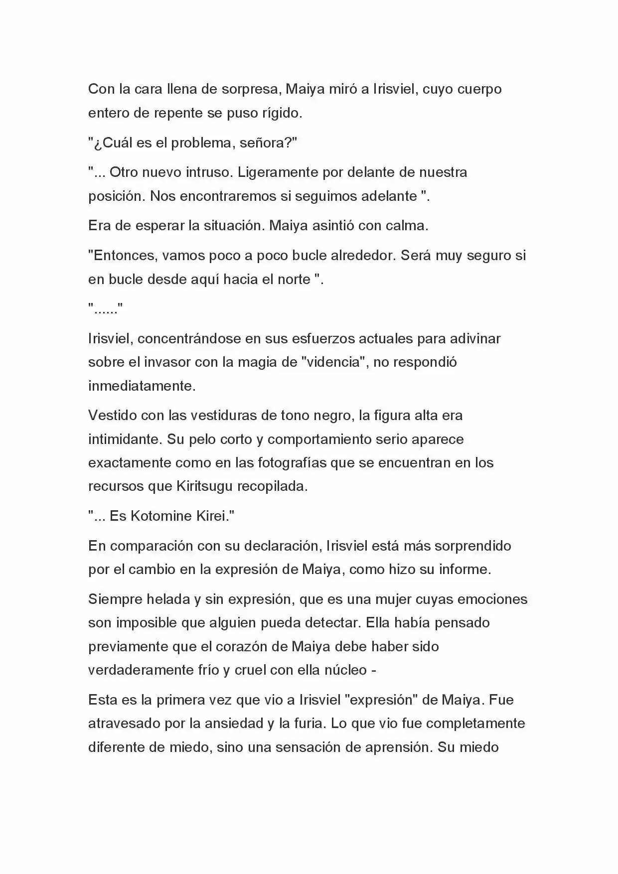 Fate Zero Novela capítulo 33, página 3