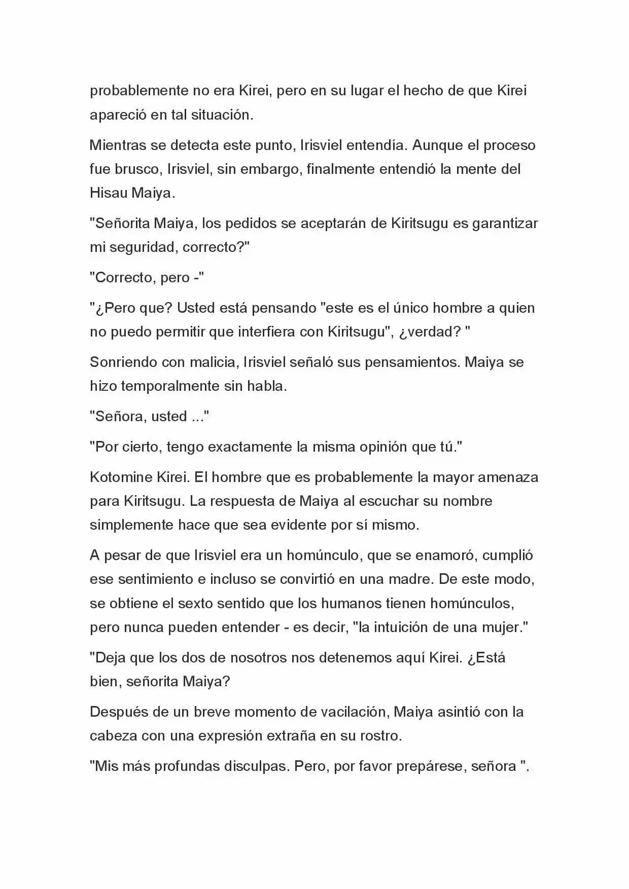 Fate Zero Novela capítulo 33, página 4