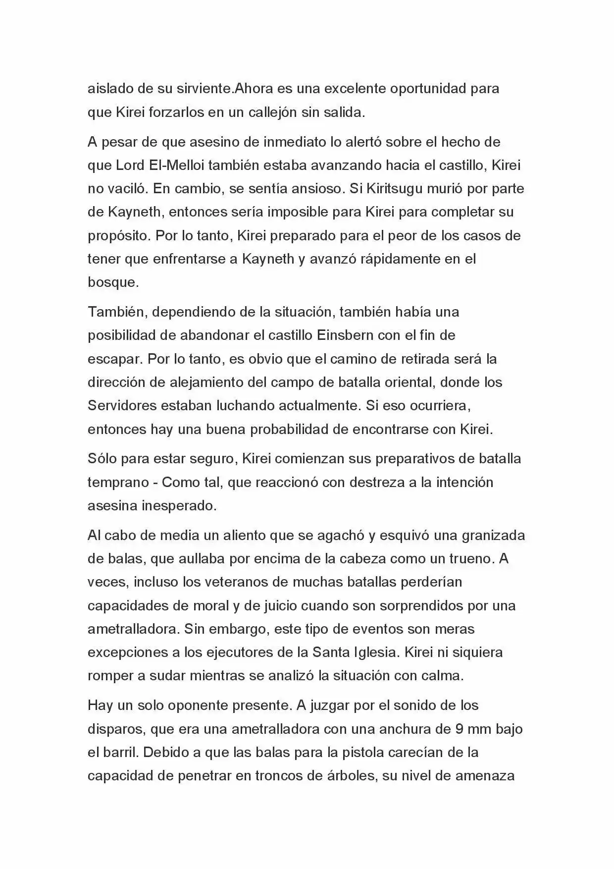 Fate Zero Novela capítulo 33, página 7