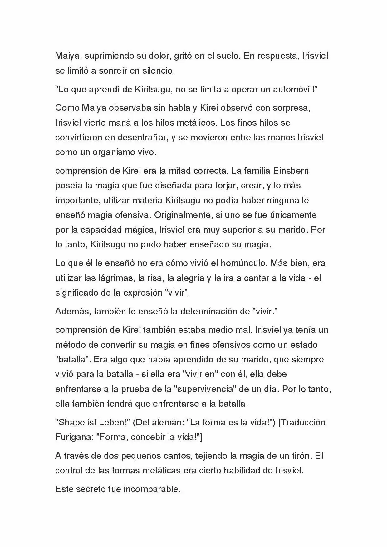 Fate Zero Novela capítulo 33, página 15