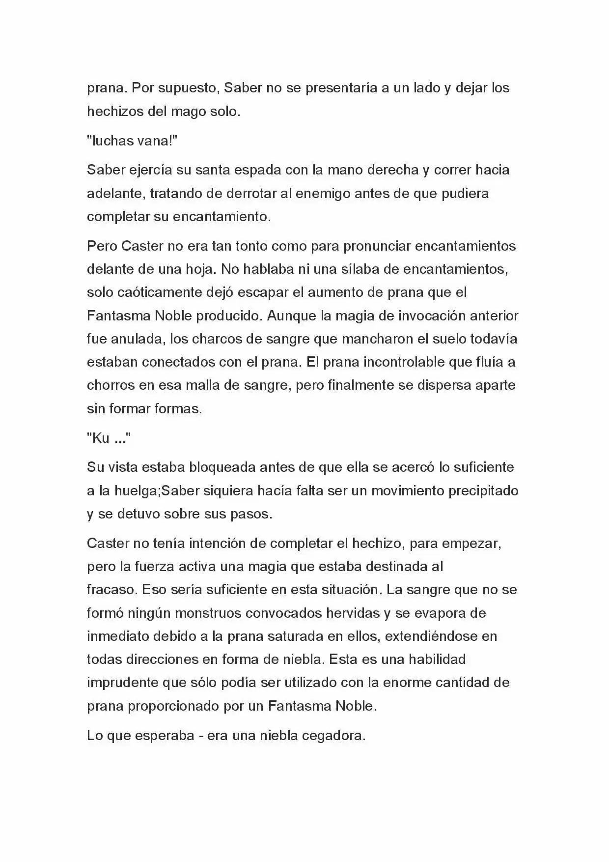 Fate Zero Novela capítulo 35, página 9