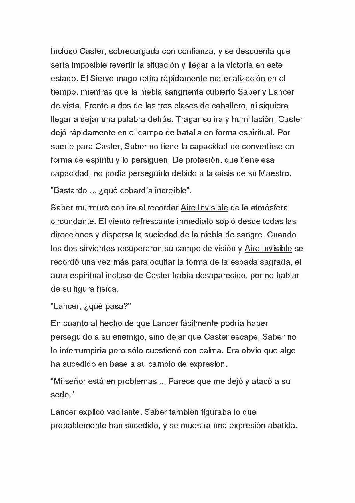 Fate Zero Novela capítulo 35, página 10