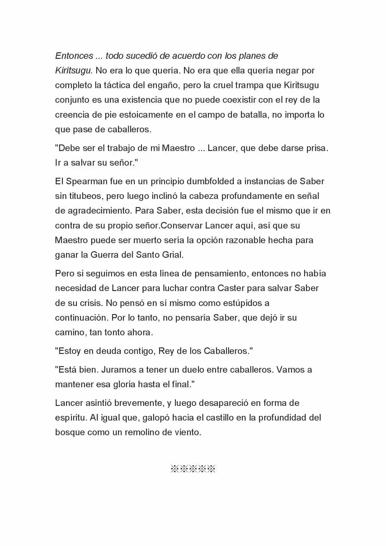 Fate Zero Novela capítulo 35, página 11