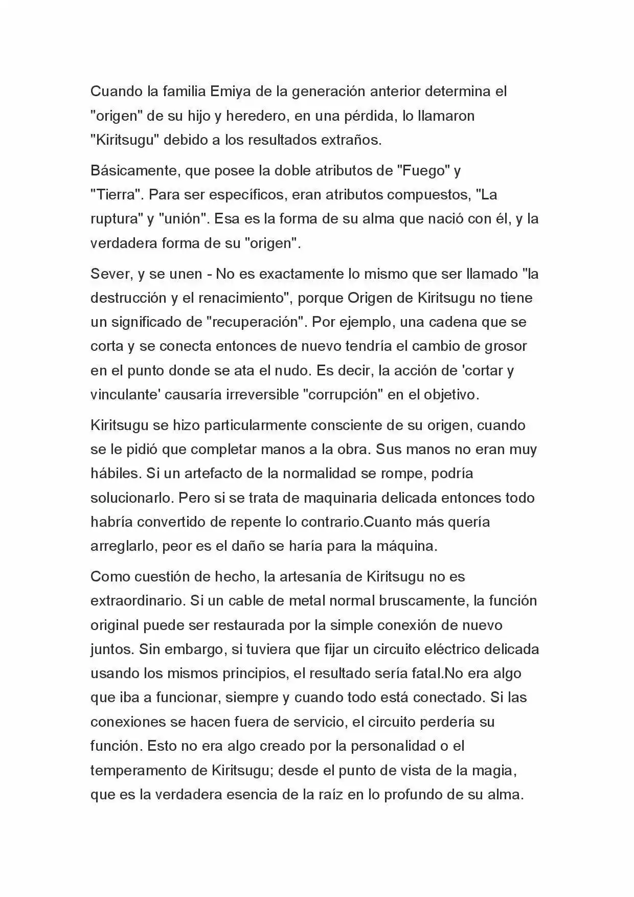 Fate Zero Novela capítulo 35, página 12