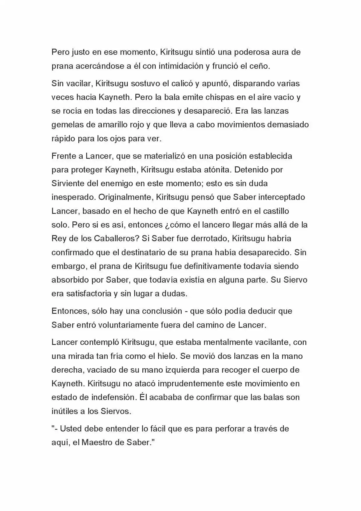 Fate Zero Novela capítulo 35, página 16