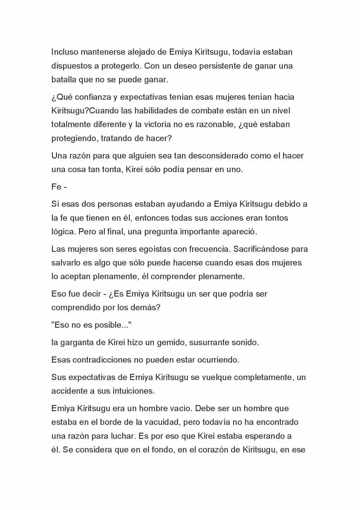 Fate Zero Novela capítulo 36, página 6
