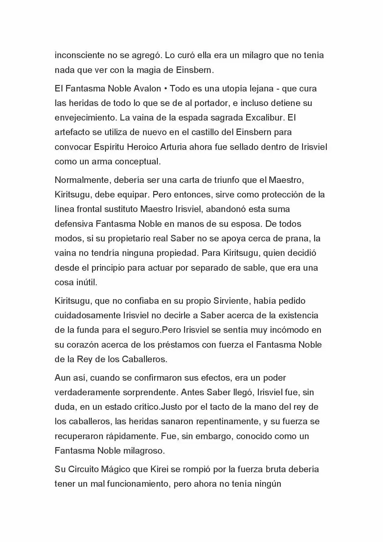 Fate Zero Novela capítulo 36, página 9