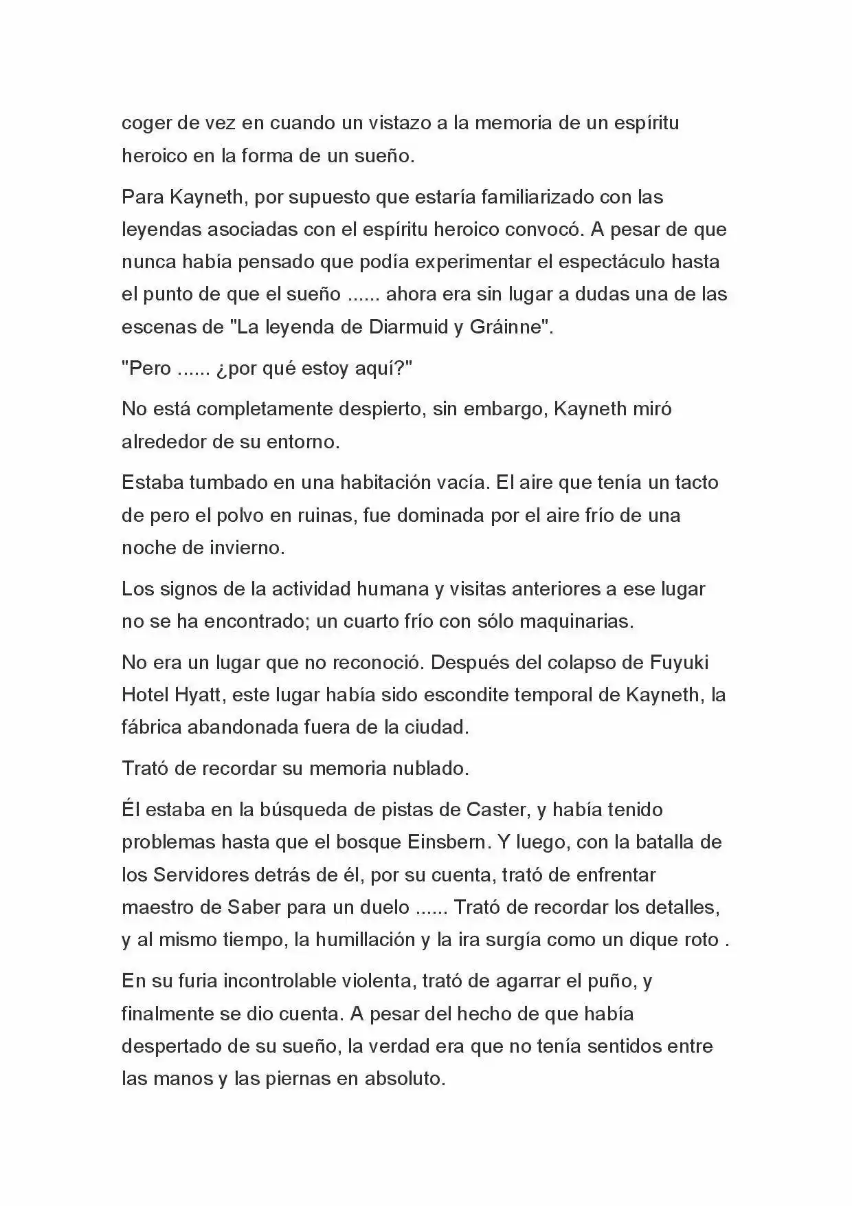 Fate Zero Novela capítulo 37, página 4