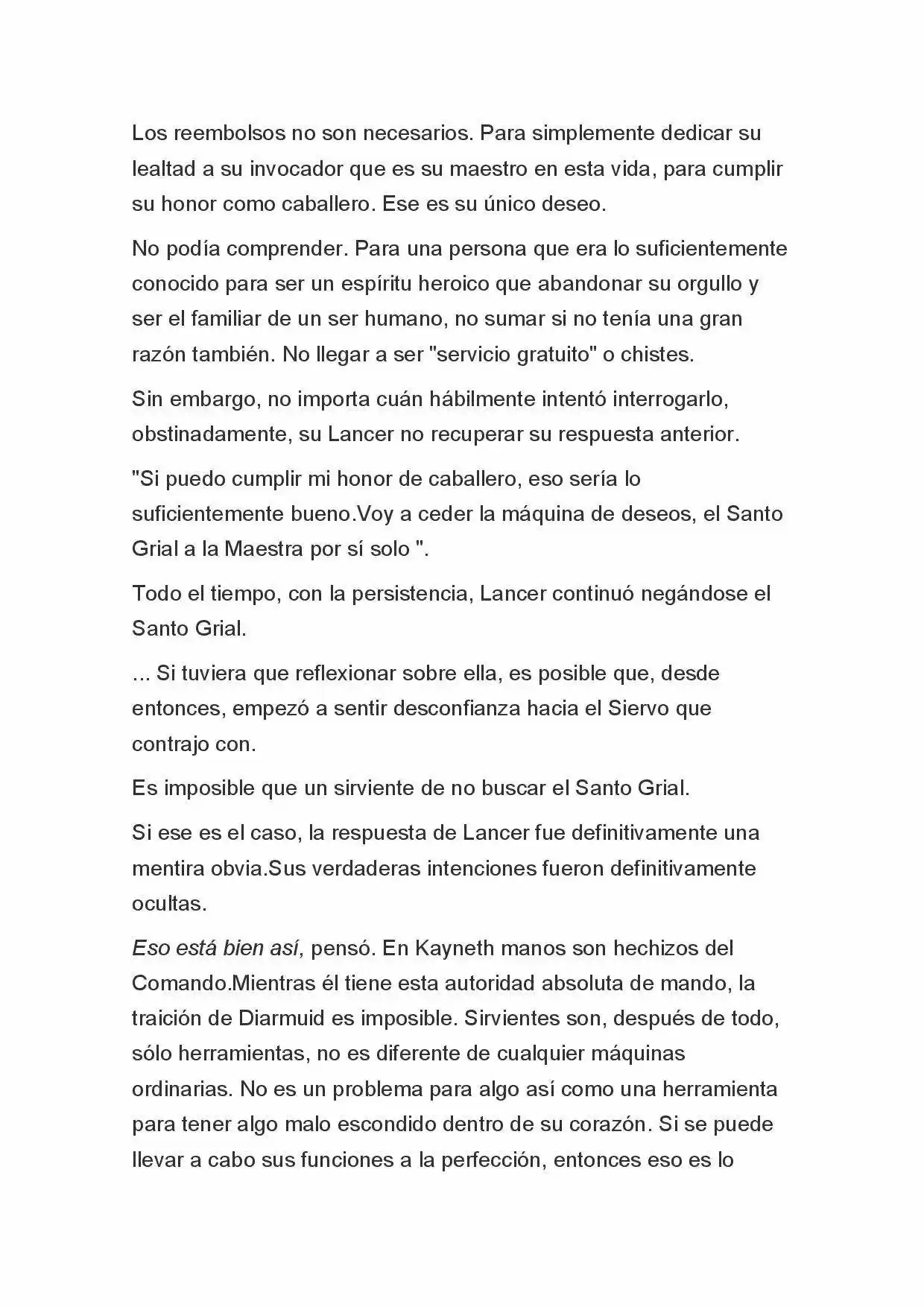 Fate Zero Novela capítulo 37, página 11