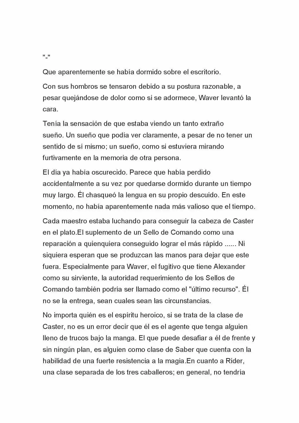Fate Zero Novela capítulo 38, página 2