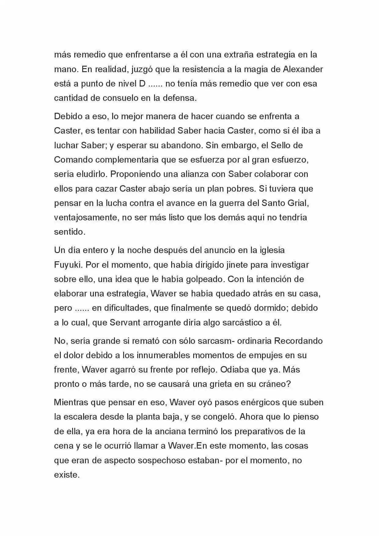 Fate Zero Novela capítulo 38, página 3