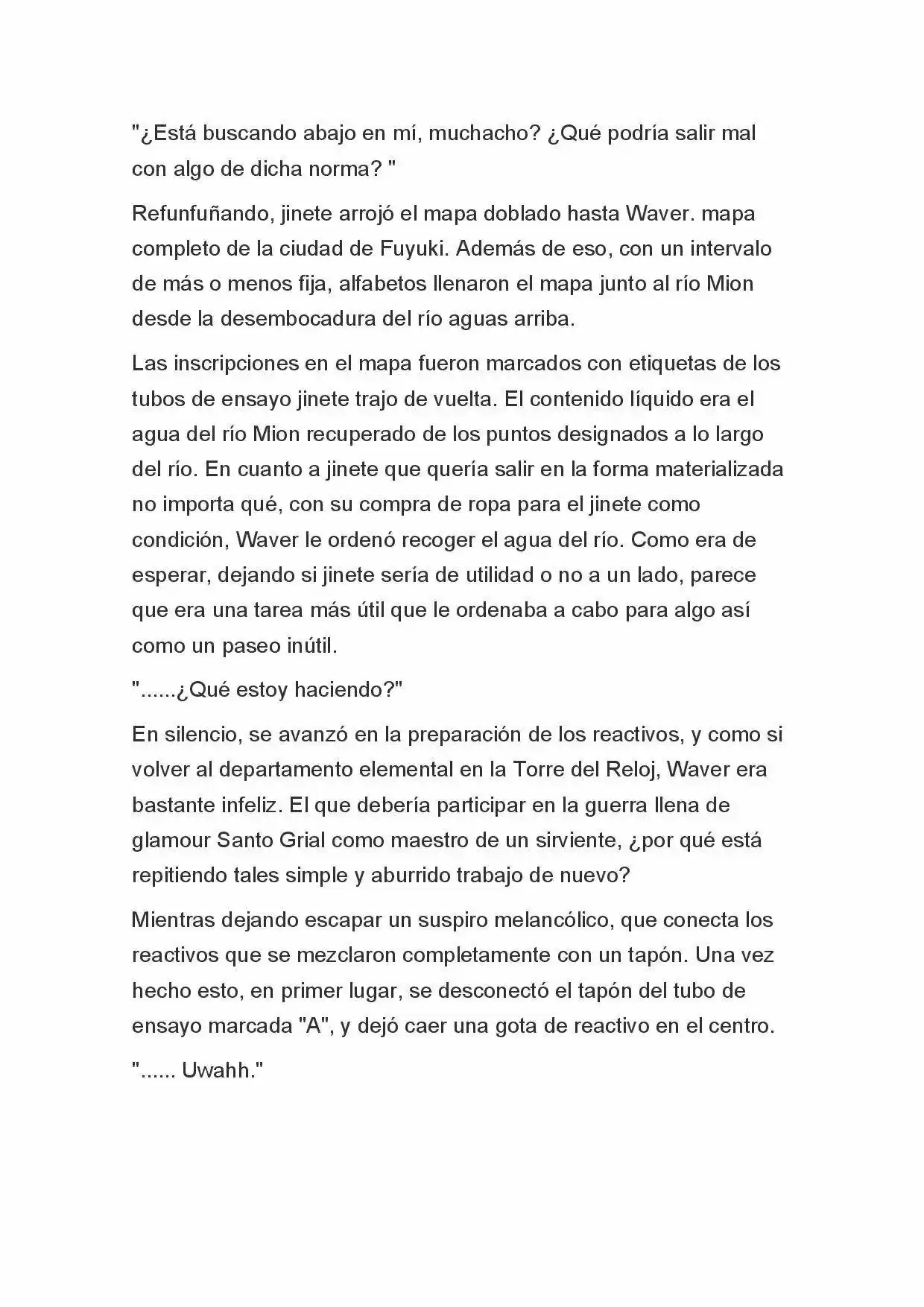 Fate Zero Novela capítulo 38, página 10
