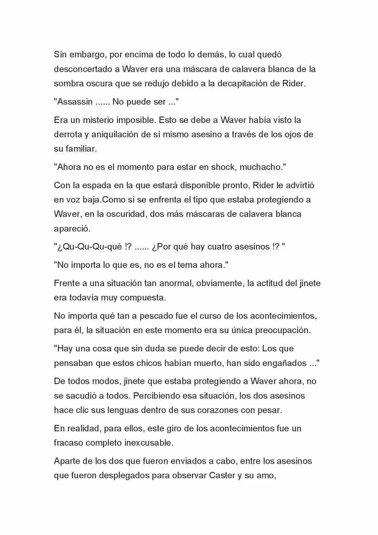 Fate Zero Novela capítulo 39, página 9