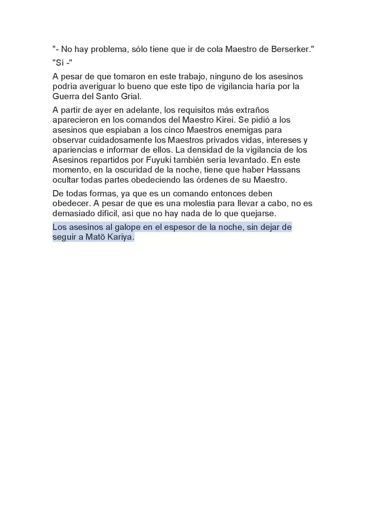 Fate Zero Novela capítulo 40, página 12