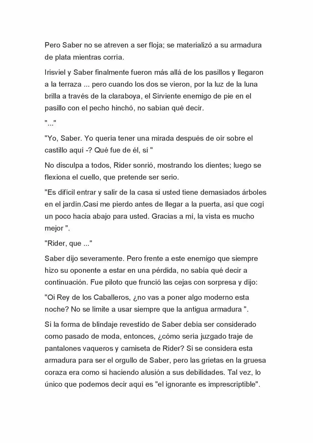 Fate Zero Novela capítulo 41, página 4
